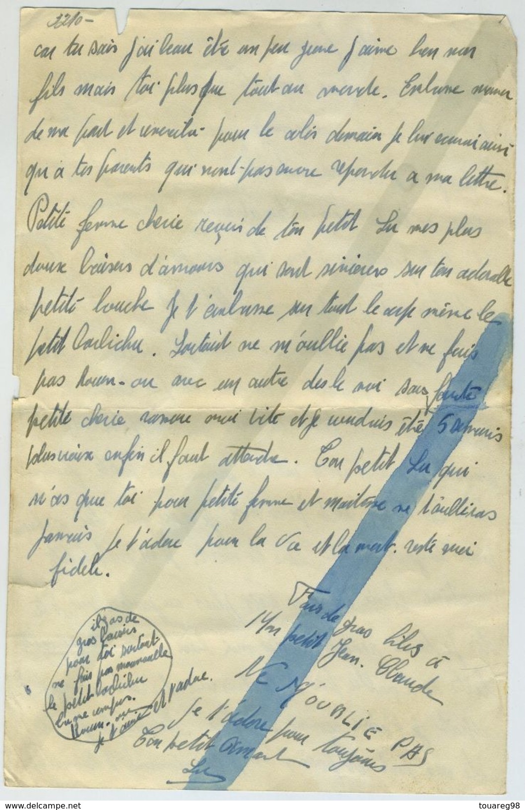 3 lettres. 1943 camp de Sankt Valentin pour Cours-les-Barres. Contôle. Exprès. Autriche. Austria.