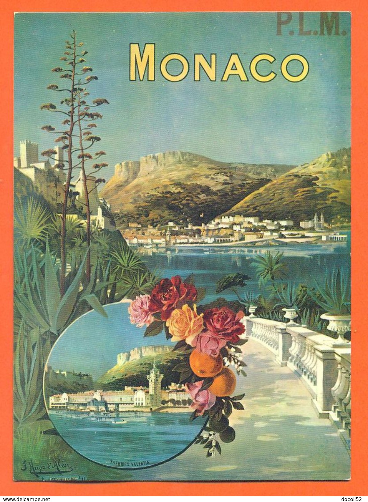 CPM GF Monaco  " Affiche P L M  " JCP 23 - Collections & Lots