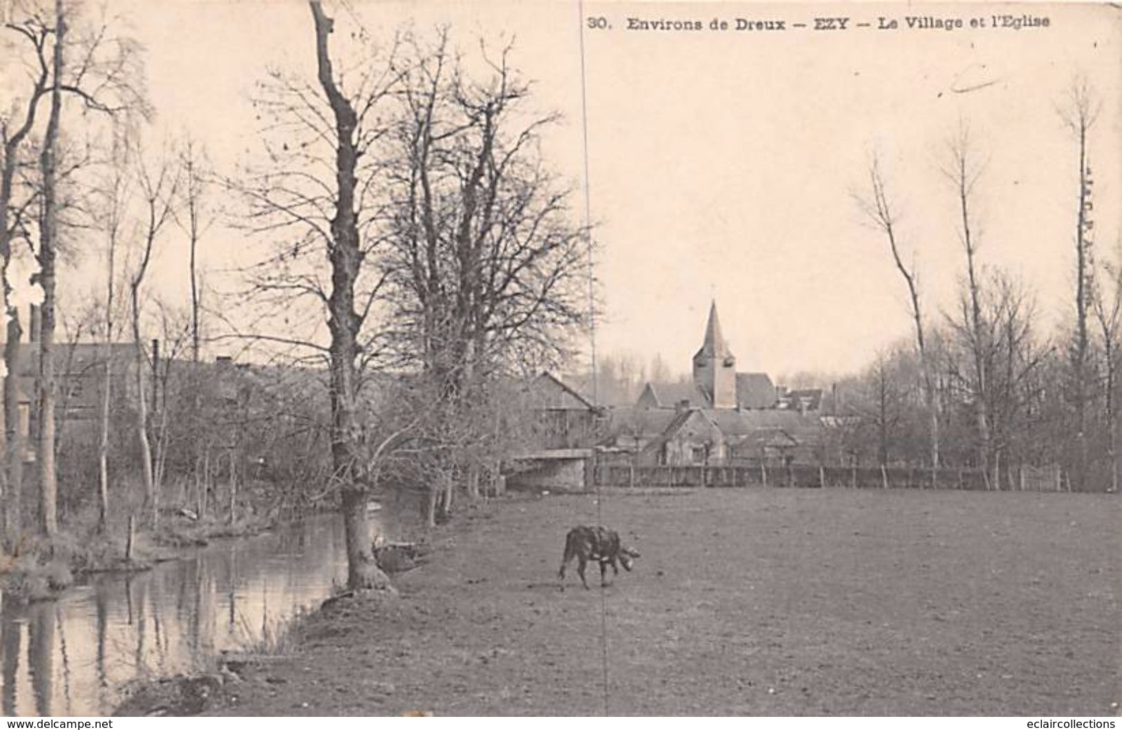 Ezy       27      Village Et Eglise         (voir Scan) - Andere & Zonder Classificatie