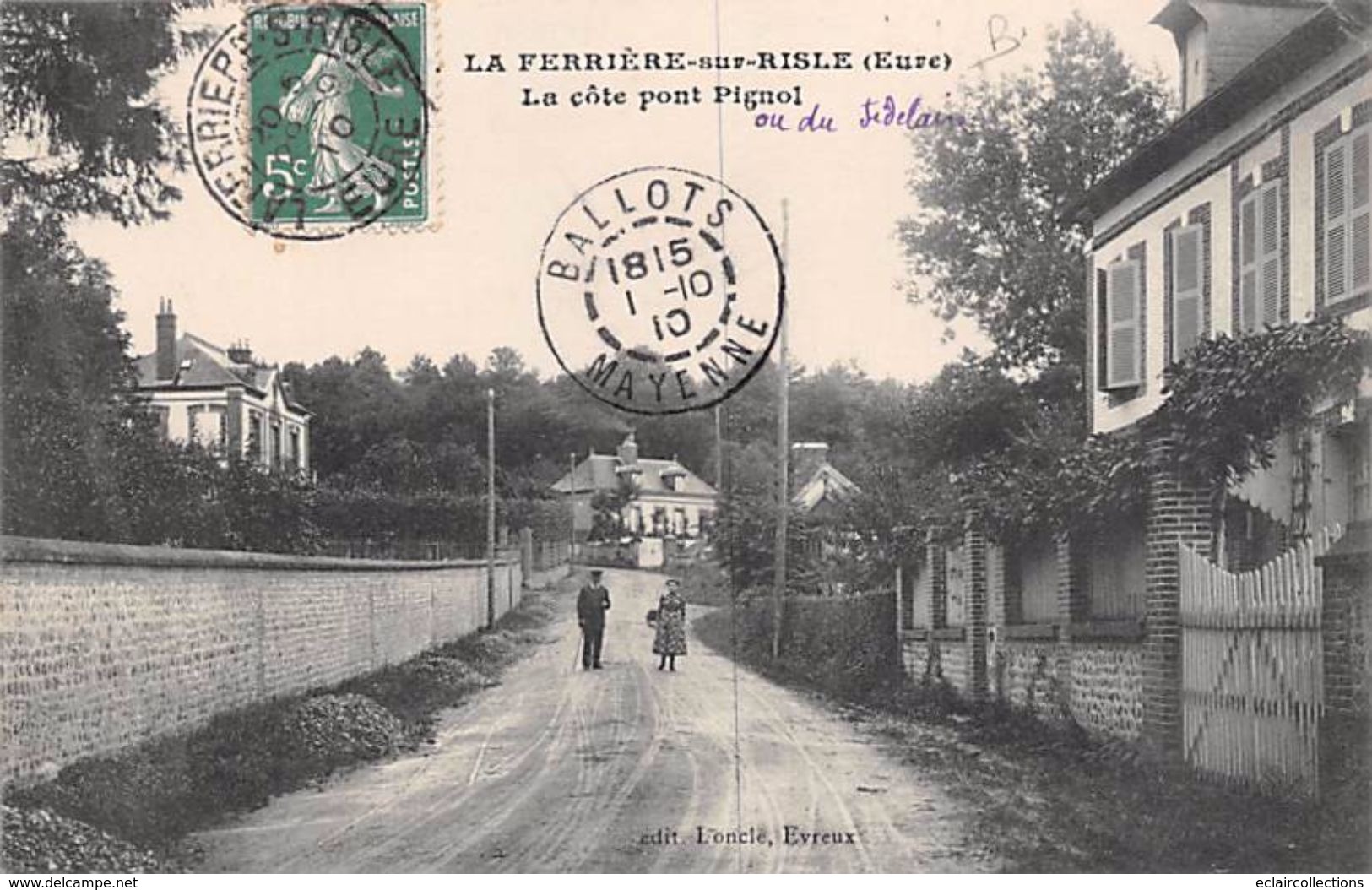La Ferrière Sur Risle          27     La Côte Du Pont Pignol       (voir Scan) - Other & Unclassified