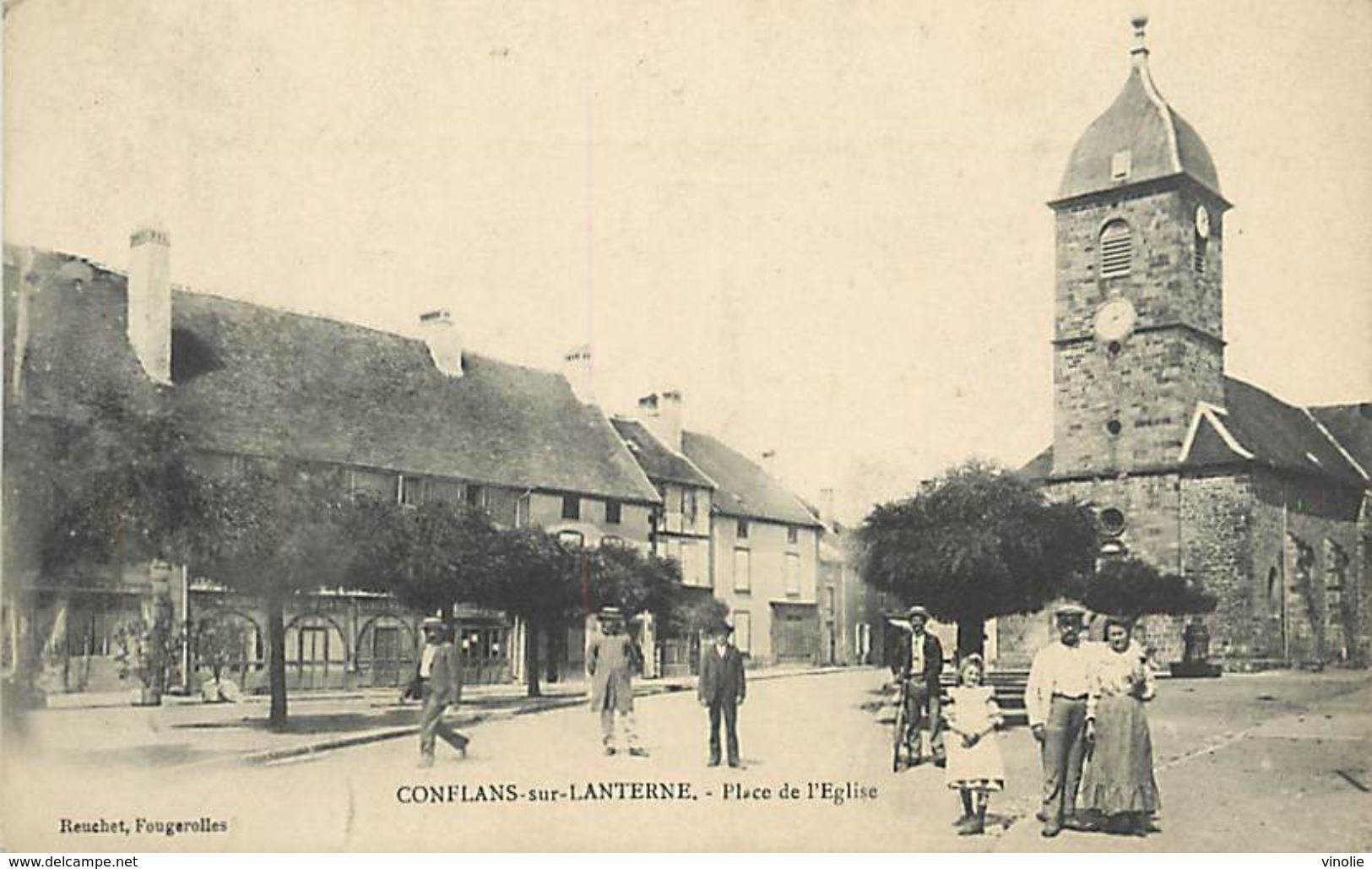 A-17.9819 : CONFLANS-SUR-LANTERNE. PLACE DE L EGLISE - Otros & Sin Clasificación