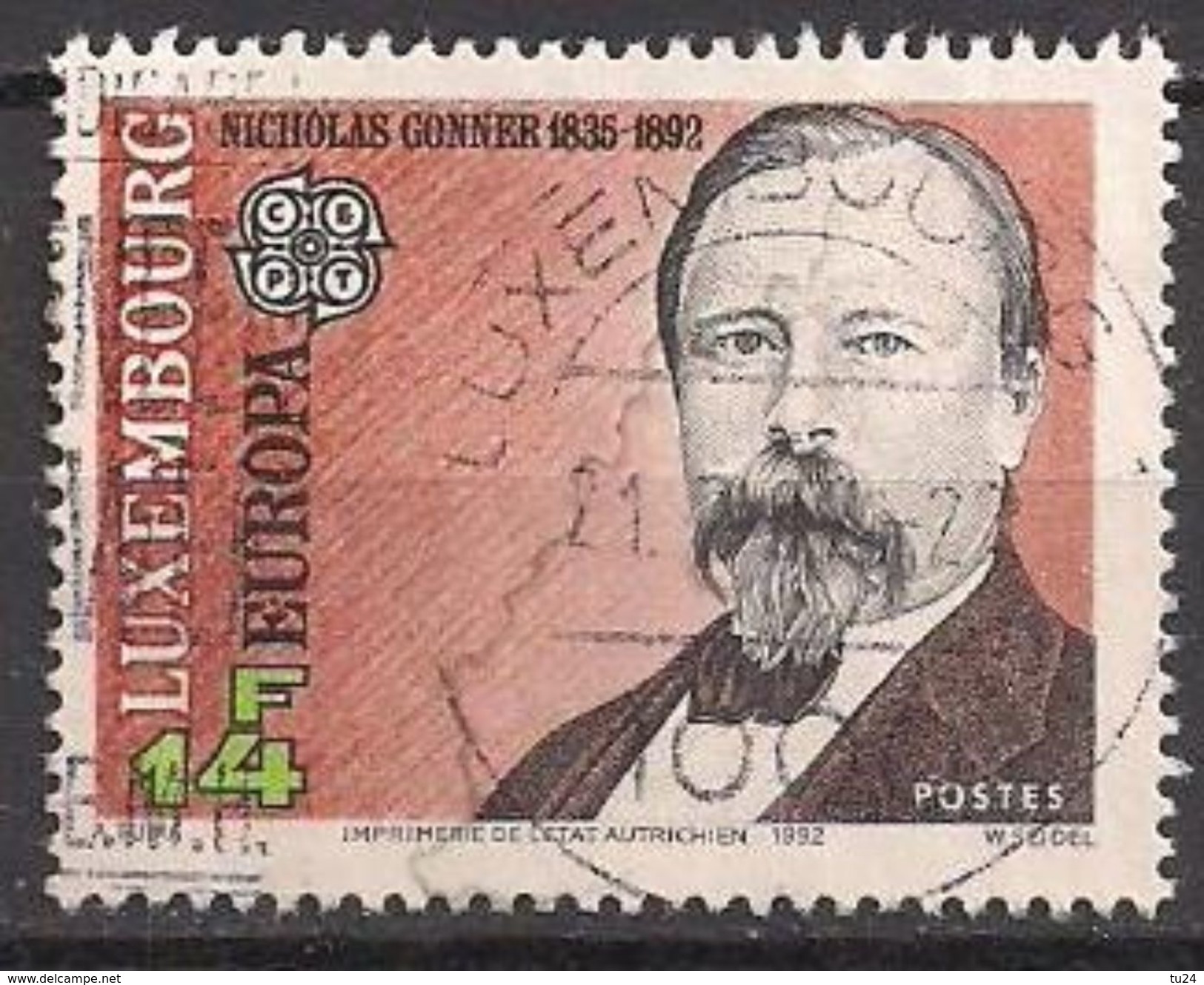 Luxemburg  (1992)  Mi.Nr. 1293  Gest. / Used  (1es04)  EUROPA - Gebraucht