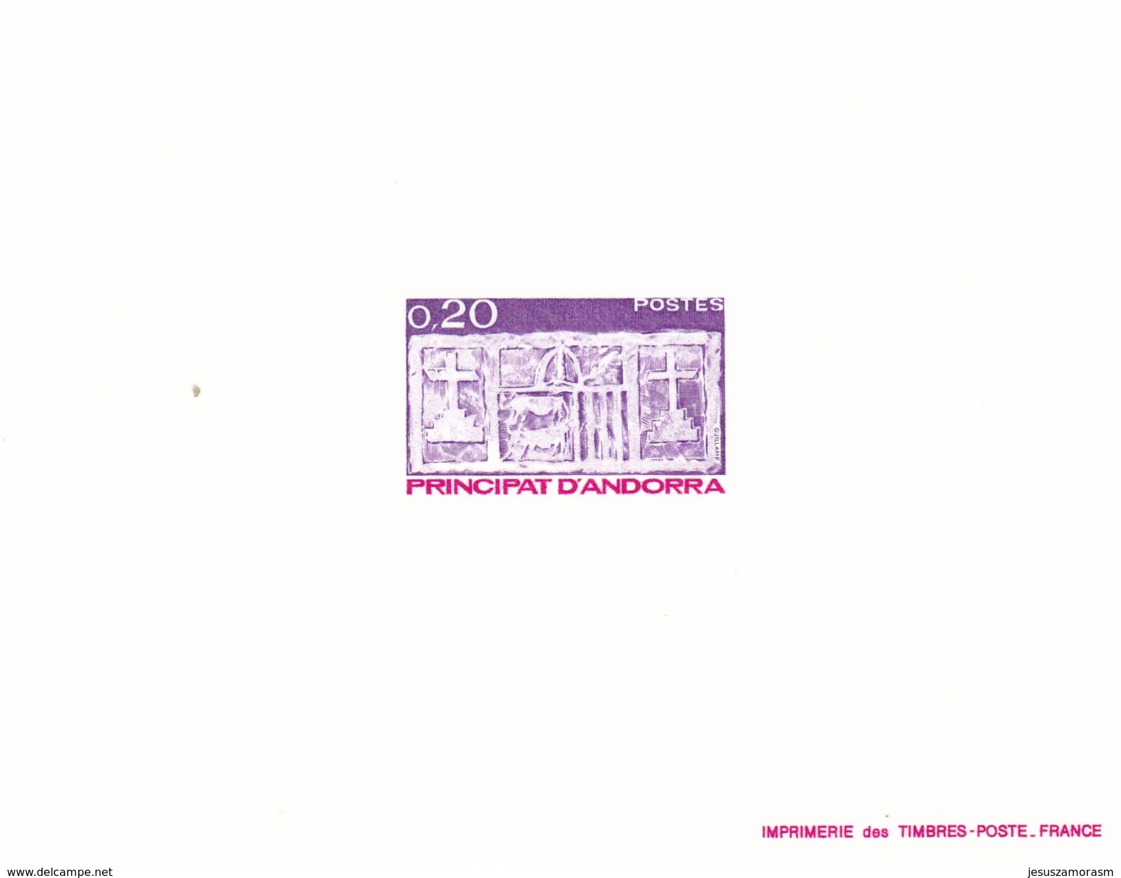 Andorra Francesa Nº 316 Al 324 En Prueba - Unused Stamps