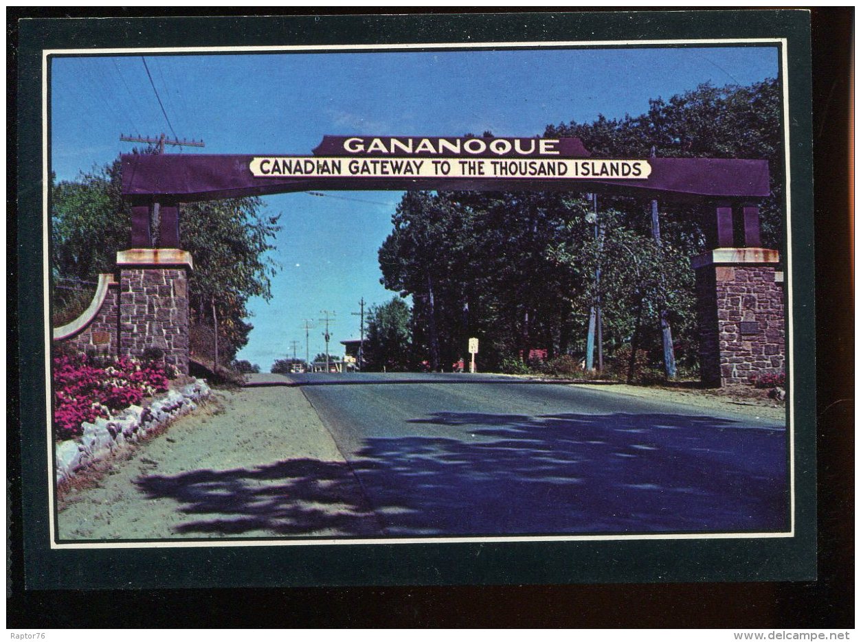 CPM Non écrite Canada GANANOQUE The Canadian Gateway To The 1000 Islands - Gananoque