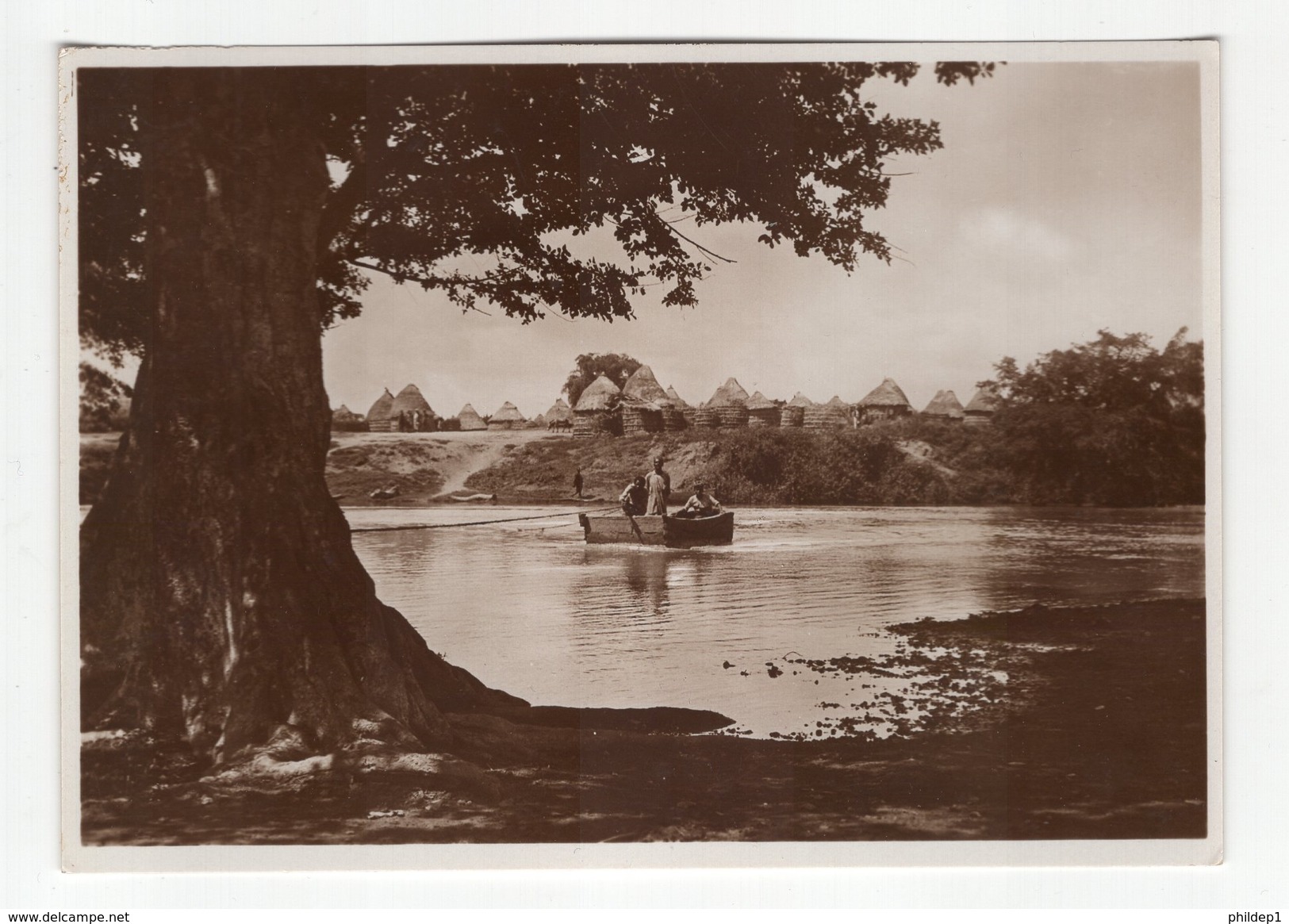 Somalia Italiana - Carte Neuve. Vera Fotografia. Série L  N°15. " Il Giuba A Dugluma " - Somalie