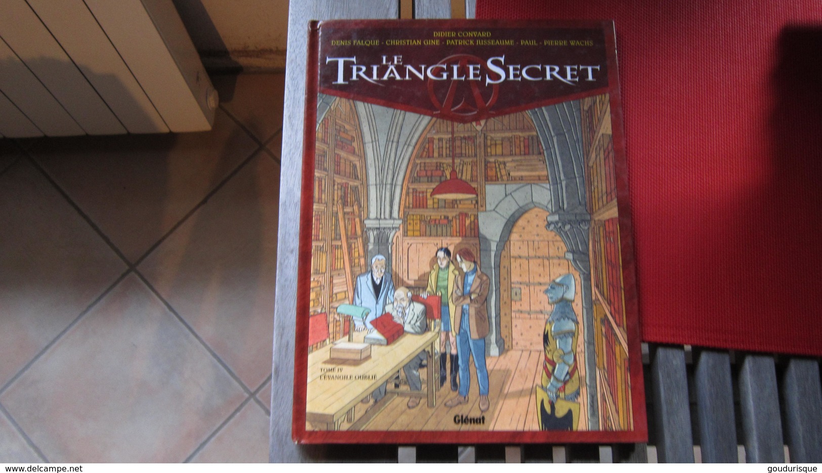 EO LE TRIANGLE SECRET  TOME 4 L'EVANGILE OUBLIE   CONVARD FALQUE  GINE JUSSEAUME PAUL WACHS - Triangle Secret, Le