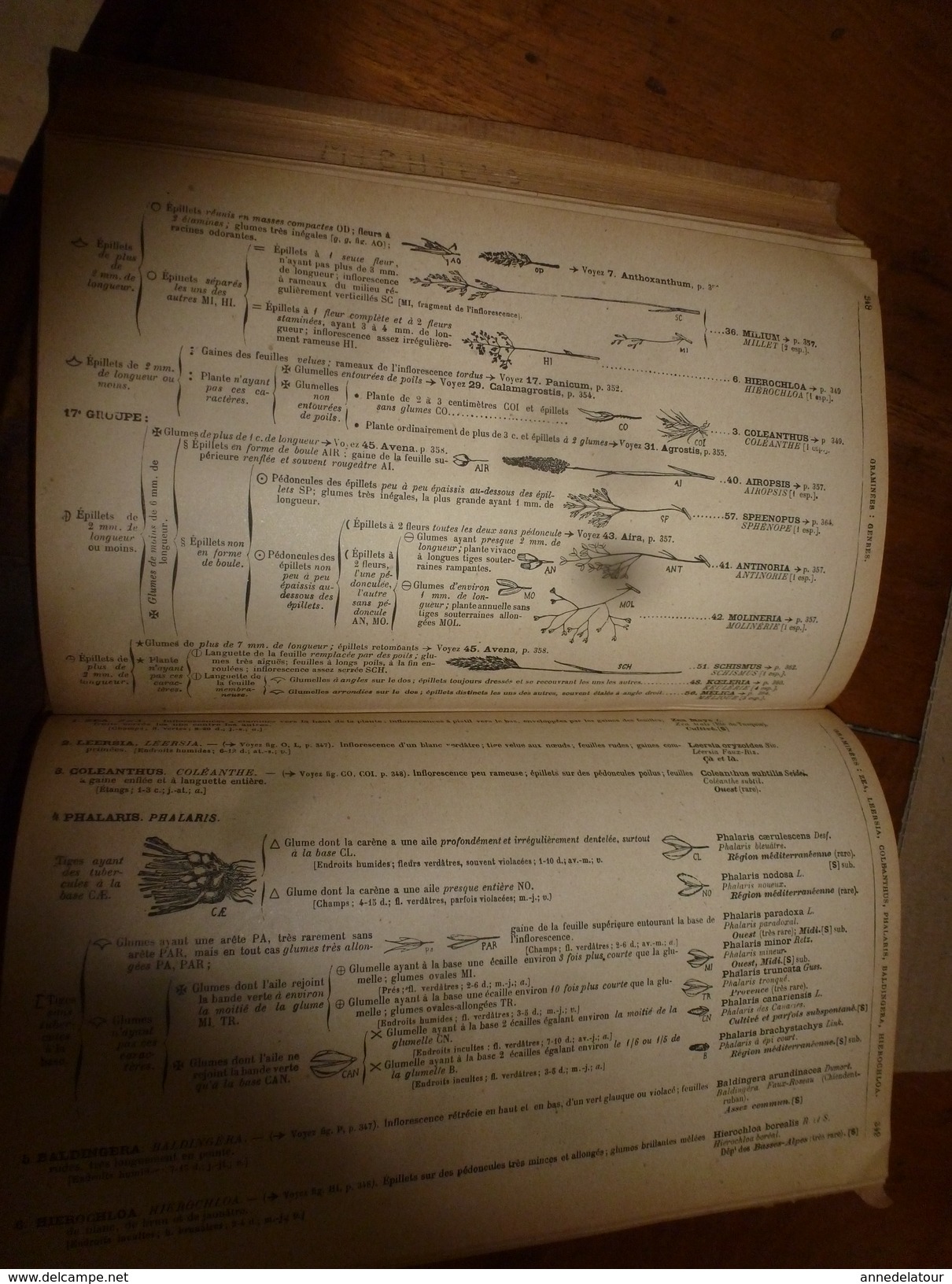 1944 FLORE complète de la France et de la Suisse par G. Bonnier et G. de Layens , comprenant 5.338 figures;etc