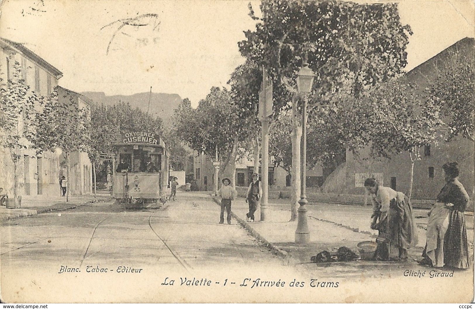 CPA La Valette L'Arrivée Des Trams - La Valette Du Var