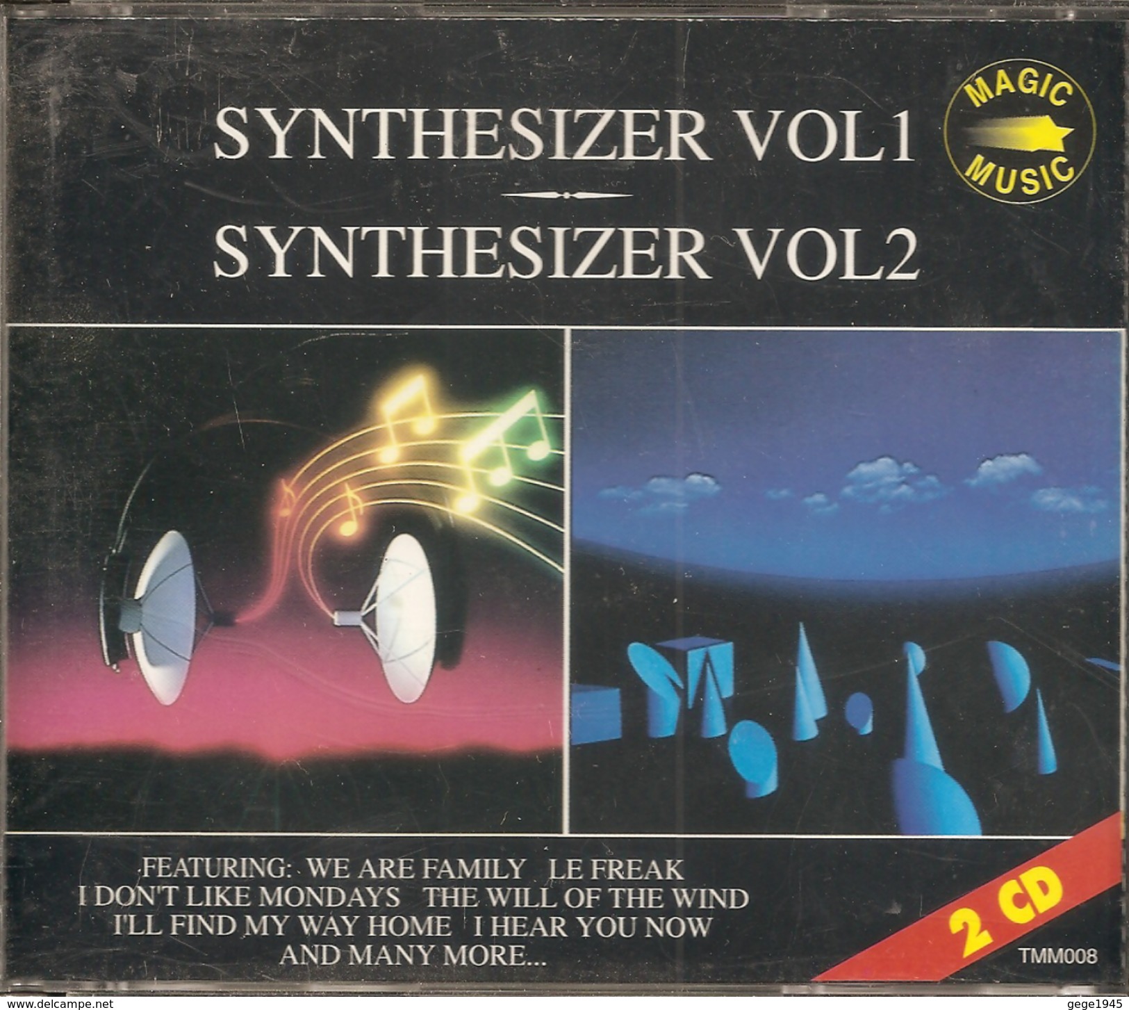 CD    Synthesizer    "  Magic  Music    "    2  CD   De  1994  Avec  41  Titres - Instrumental