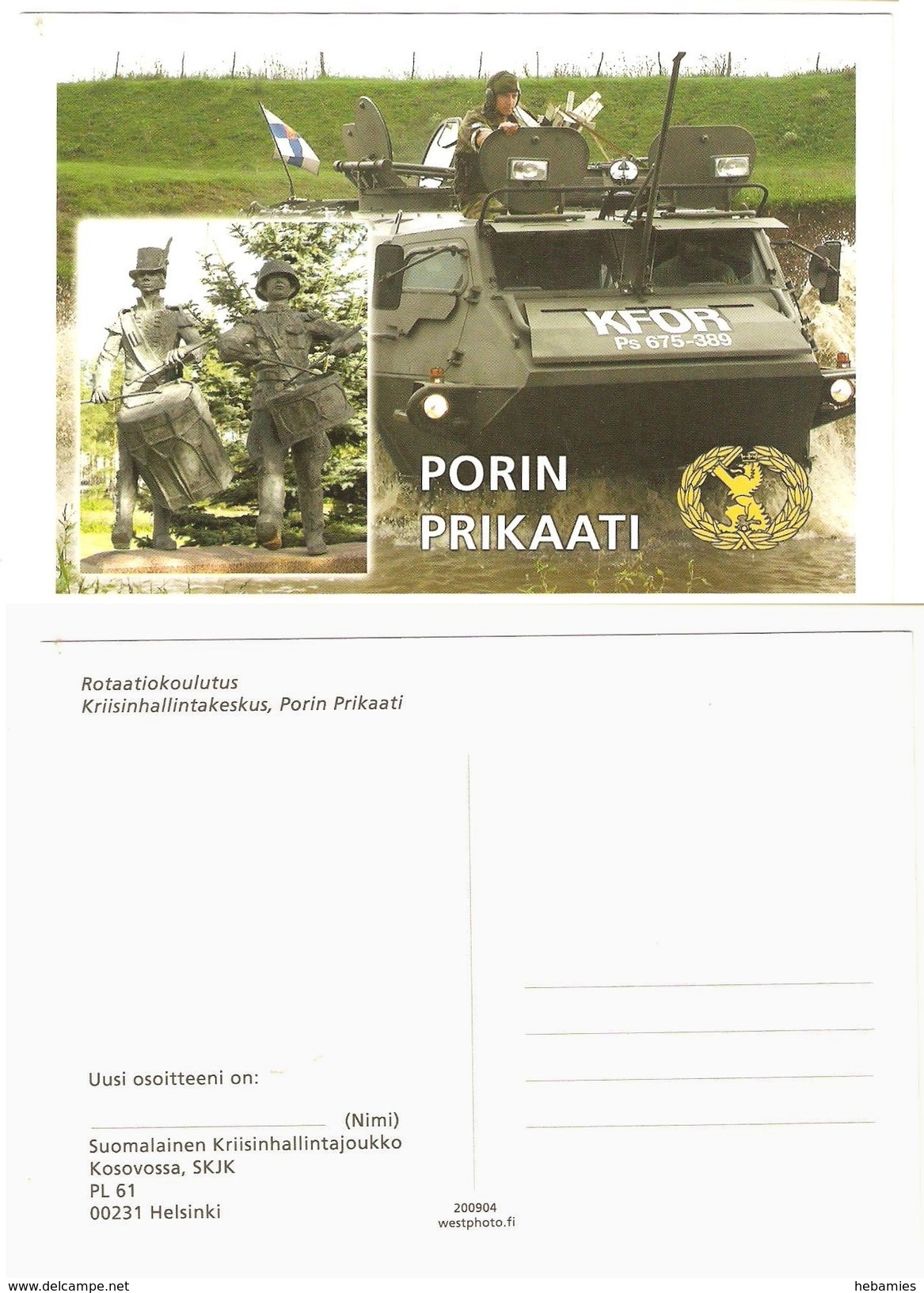 KOSOVO - KFOR - Operation - FINNISH DEFENCE FORCES - Pori Brigade - - Kosovo