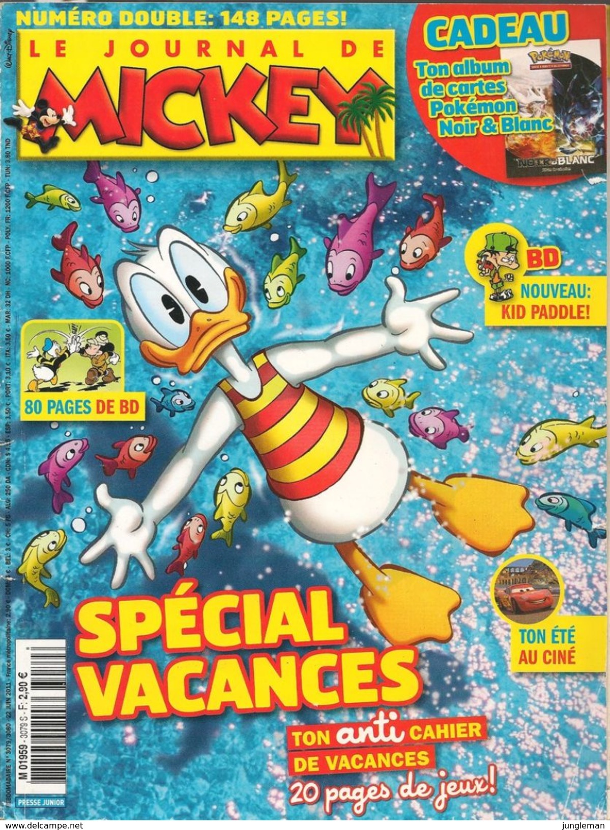 Le Journal De Mickey N° 3079 Et 3080 (double Numéro)  De Juin 2011 -  TBE - Disney