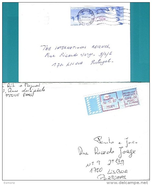 FRANCE, 1987, Cover - 1985 « Carrier » Papier