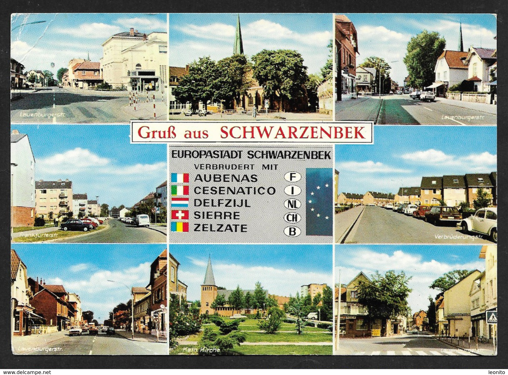 SCHWARZENBECK Lauenburg Verbrudert Mit Aubenas Cesenatico Delfzijl Sierre Zelzate 1981 - Schwarzenbeck