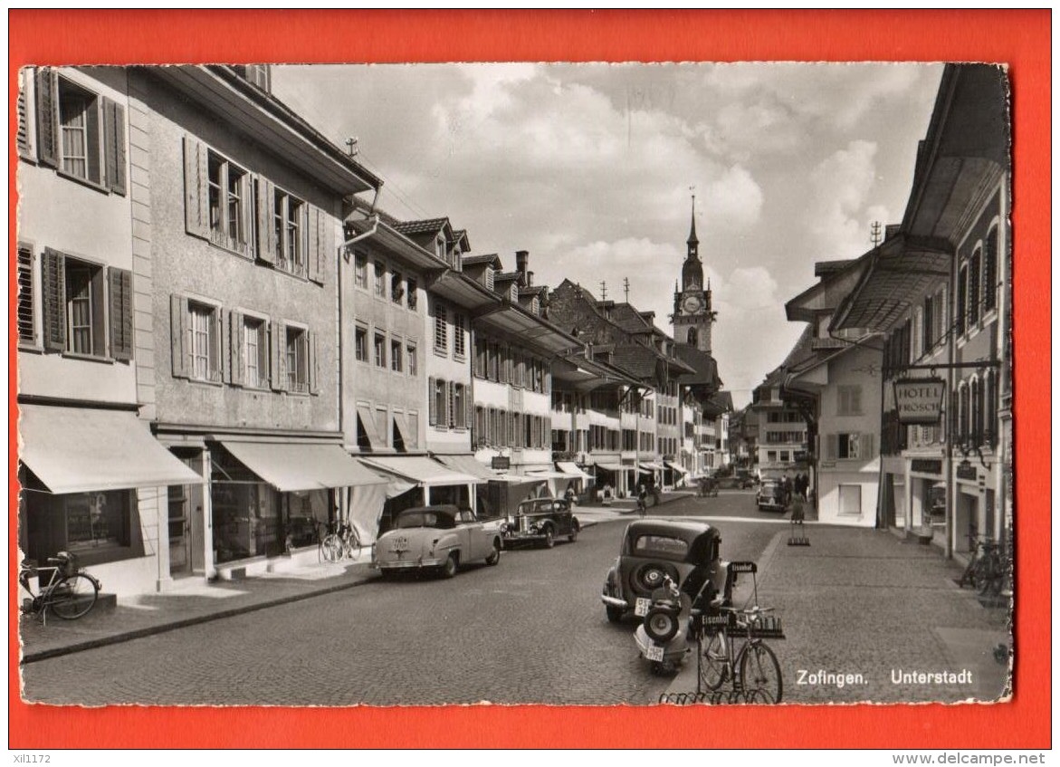 MIM-18   Zofingen Unterstadt.  Gelalufen In 1957 - Zofingen