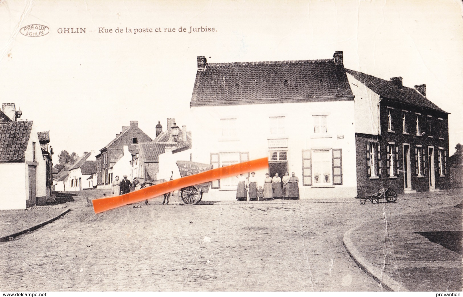 GHLIN - Rue De La Poste Et De Jurbise - Mons