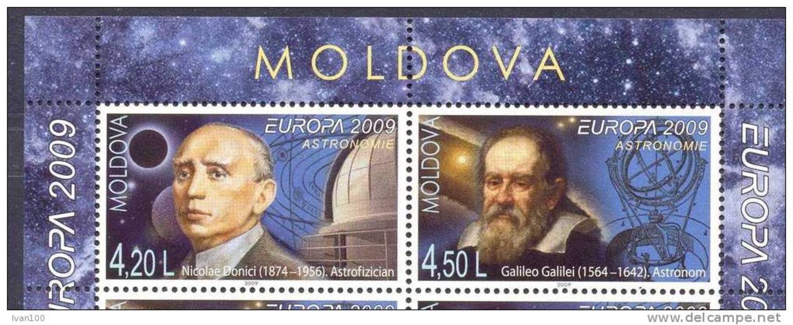 2009. Moldova, Europa 2009, 2v In Strip, Perforated, Mint/** - Moldavie