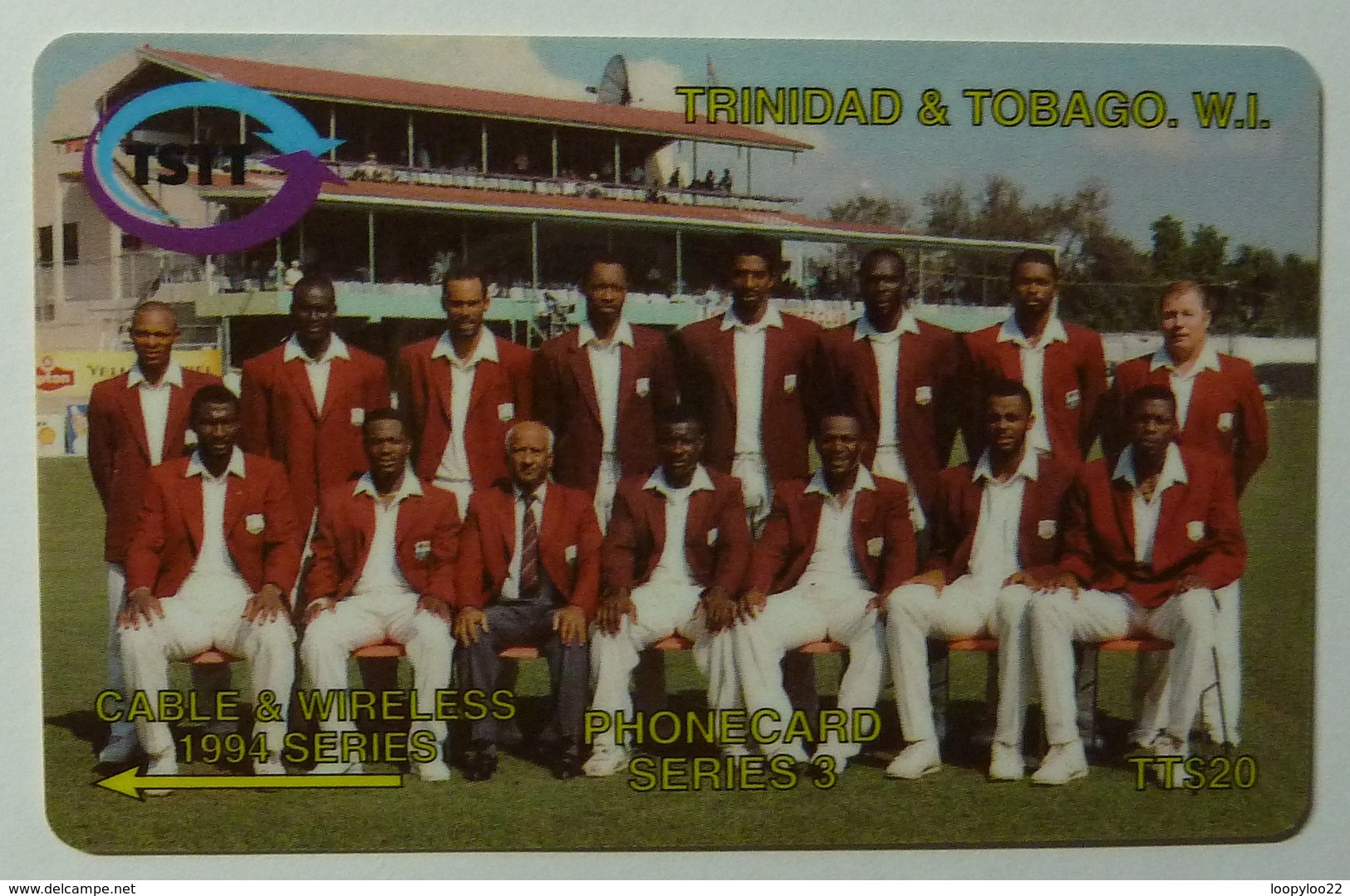TRINIDAD & TOBAGO - Rare Proof - Cable & Wireless - $20 - White Reverse - Trinidad En Tobago