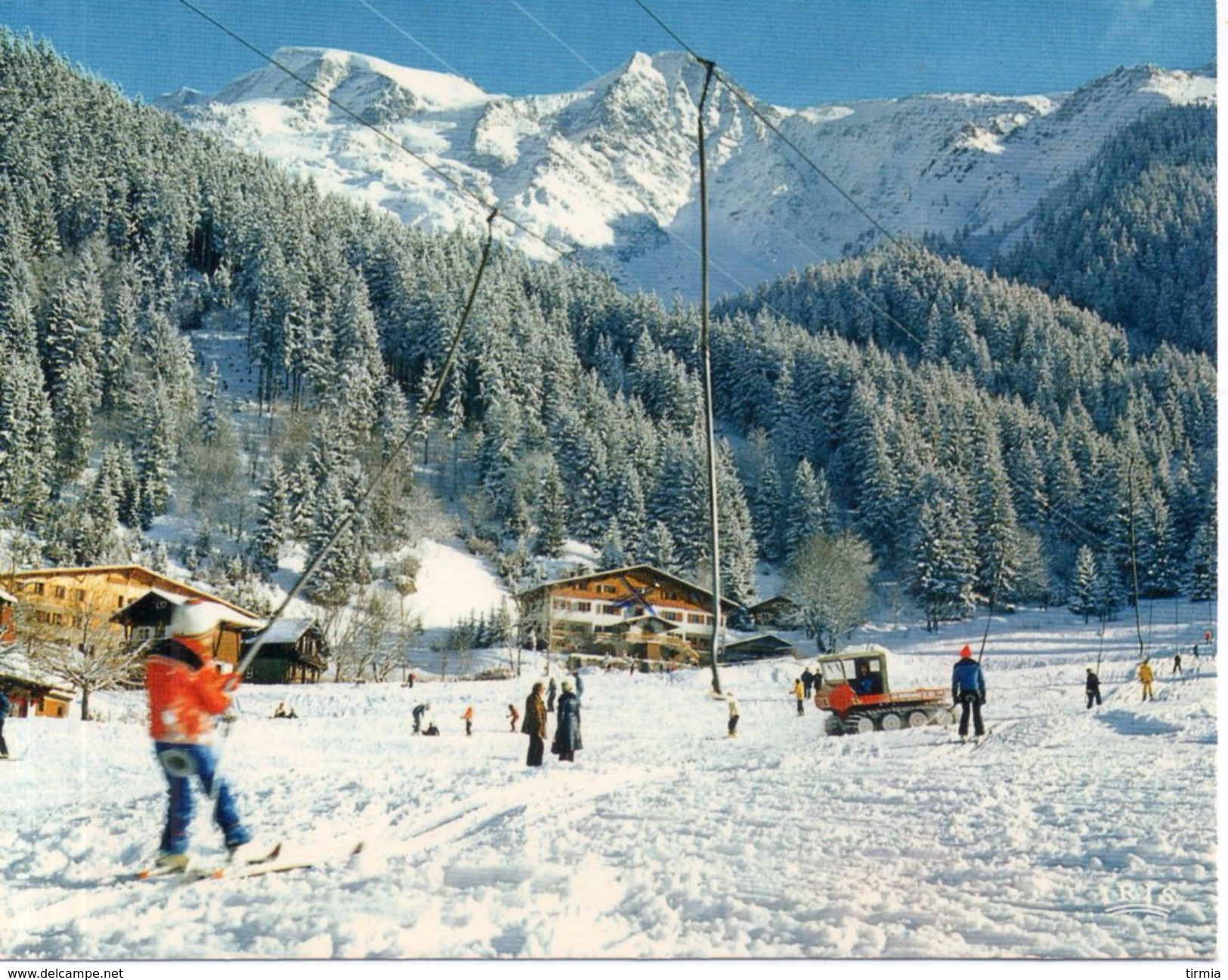 Les Contamines MOntJoie - Le Téléski Des Loyers; Les Miages Et La Bérangére - 1980 - Contamine-sur-Arve