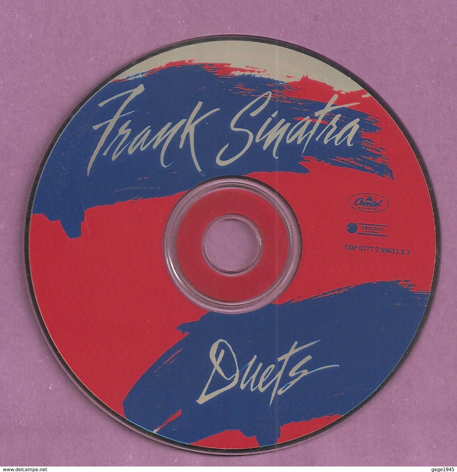 CD     Frank  Sinatra   " Duets  "     CD  Seul Sans Son Emballage - Música Del Mundo