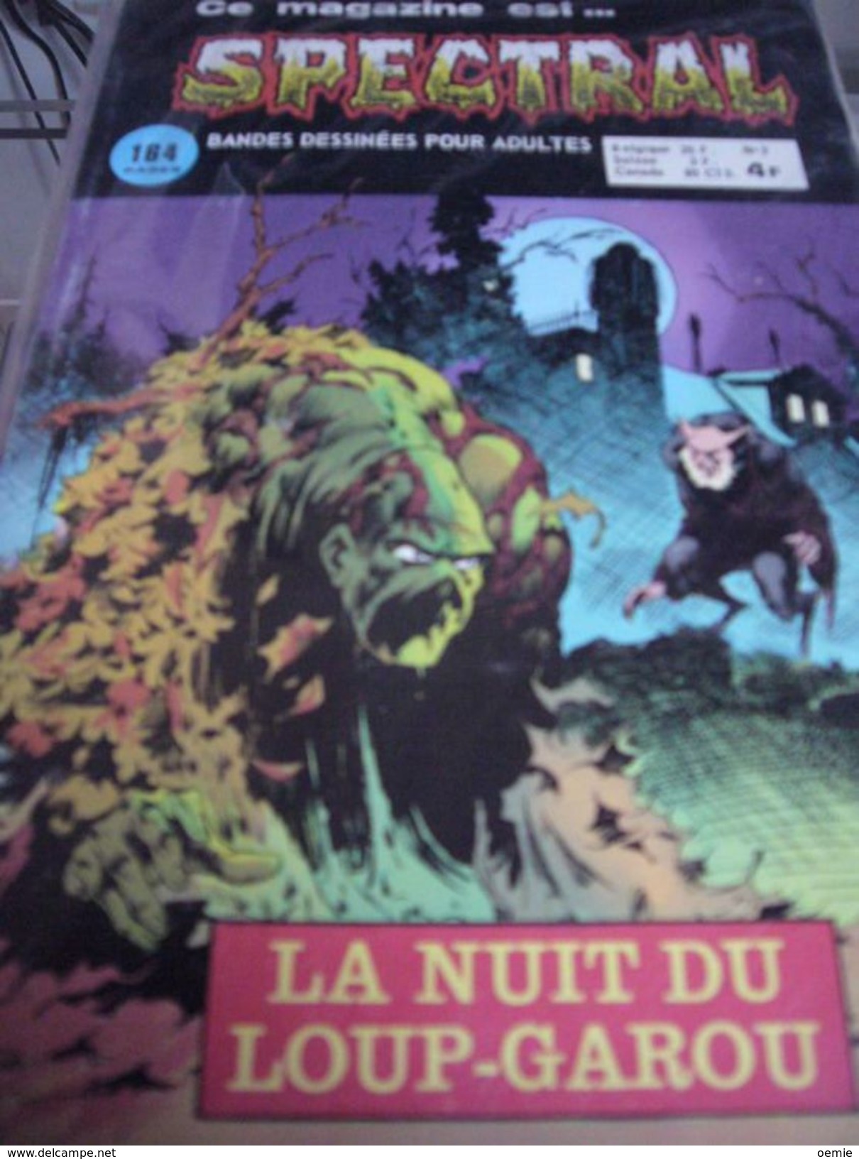 SPECTRAL  N° 3 °°°°°  LA NUIT DU LOUP GAROU - Spectral