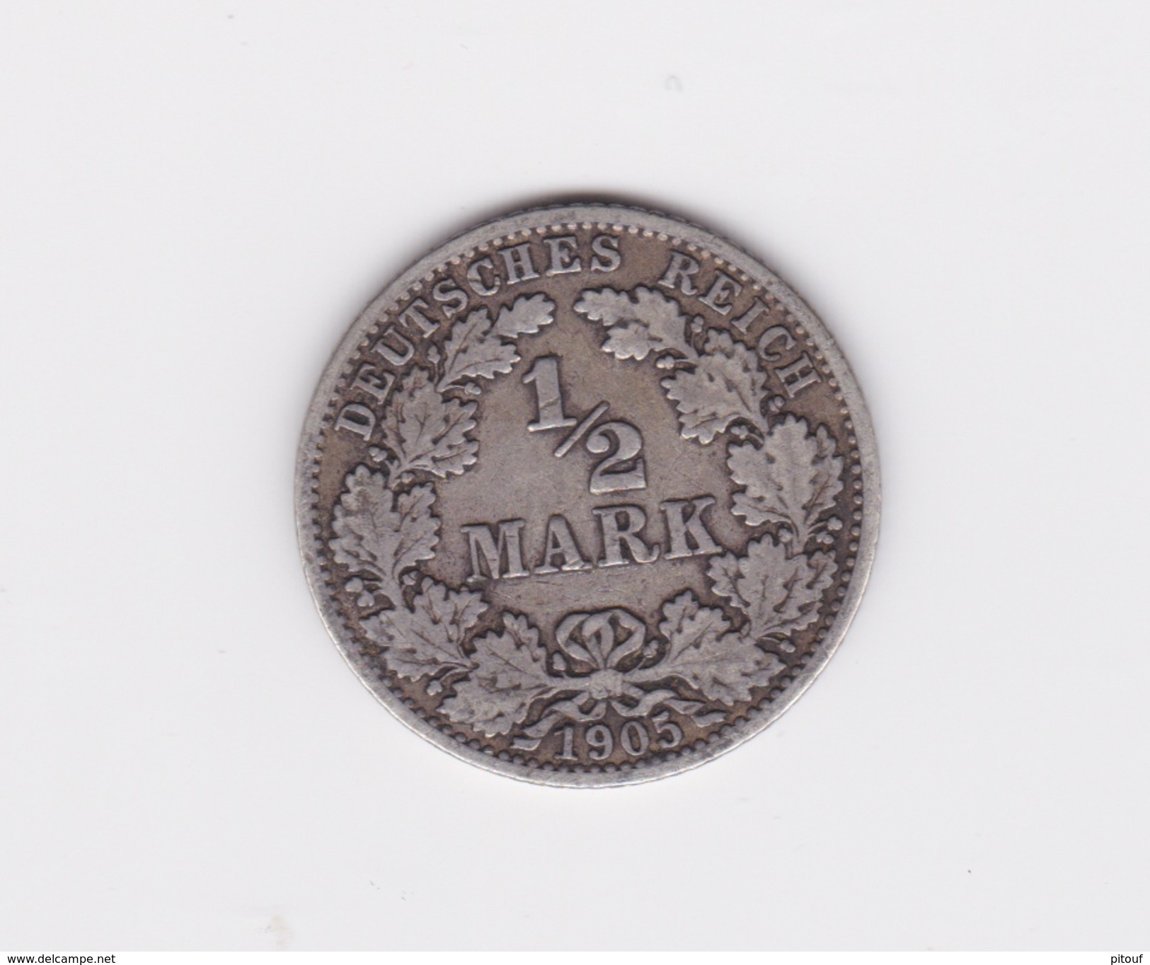 1/2 Mark 1905 A  TTB  Argent   Possibilité D'un Lot Pour Tous Les 1/2 Mark En Vente - 1/2 Mark