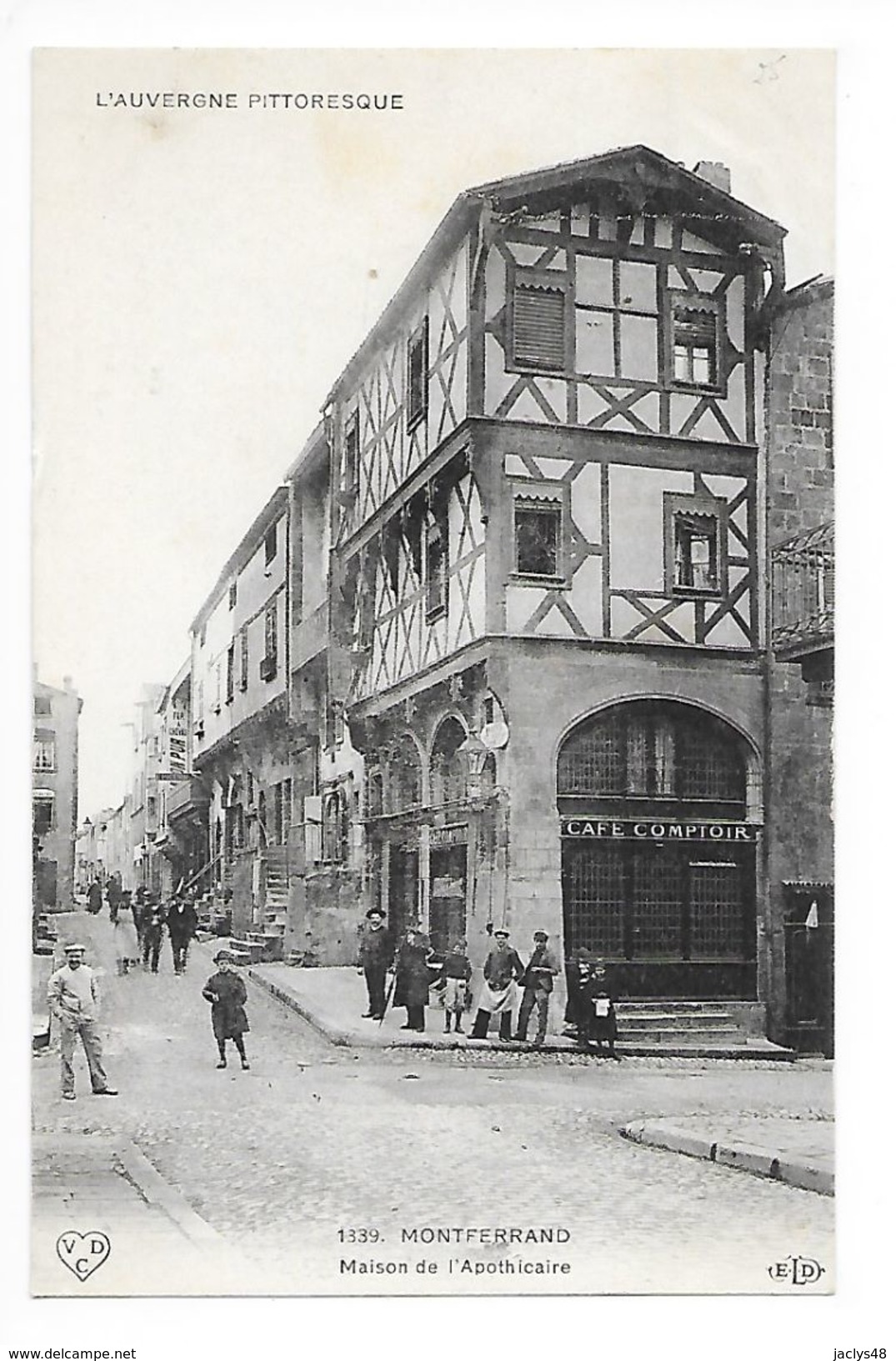 MONTFERRAND  (cpa 63)  Maison De L'Apothicaire - Café Comptoir -    - L 1 - Autres & Non Classés