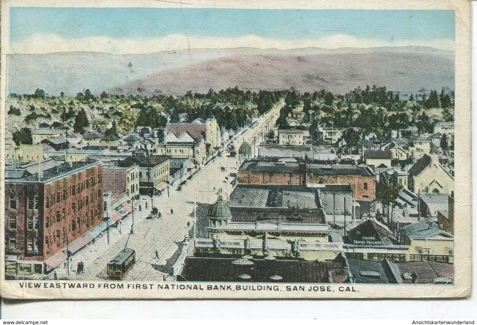 View Eastward From First National Bank Building, San Jose (001512) - San Jose