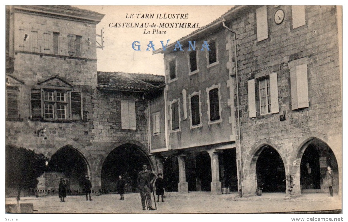 81 CASTELNAU-de-MONTMIRAL - La Place - Castelnau De Montmirail