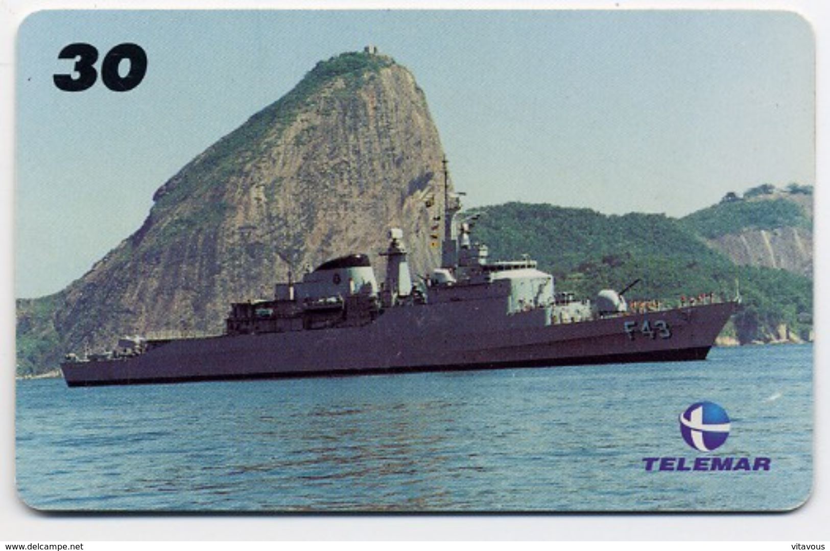 Fregate Armée Army Bateau  Télécarte Brésil Phonecard (D.153) - Brésil