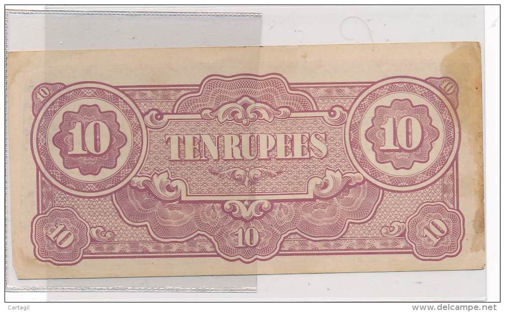 Billets - B2775-Japon -Billet 10 Japanese Rupees  ( Type, Nature, Valeur, état... Voir Double  Scans) - Japan