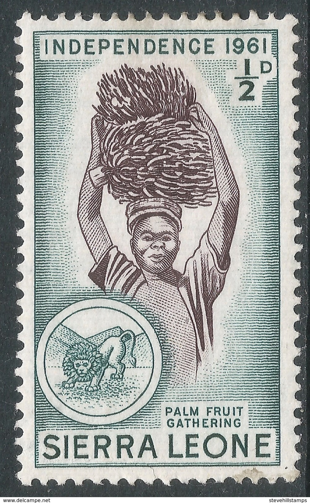 Sierra Leone. 1961 Independence. ½d MH. SG 223 - Sierra Leone (1961-...)