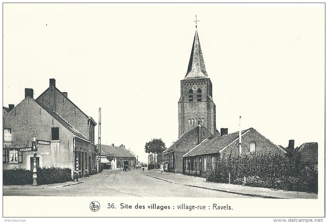 Ravels 36 - Site Des Villages : Village-rue - Collection " Les Paysages Belges " 3e Serie : La Campine Thill - Nels - Ravels