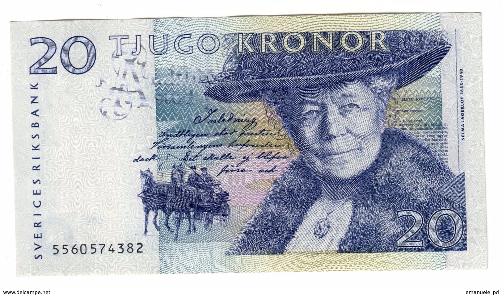 Sweden 20 Kronor 1994 UNC - Suède