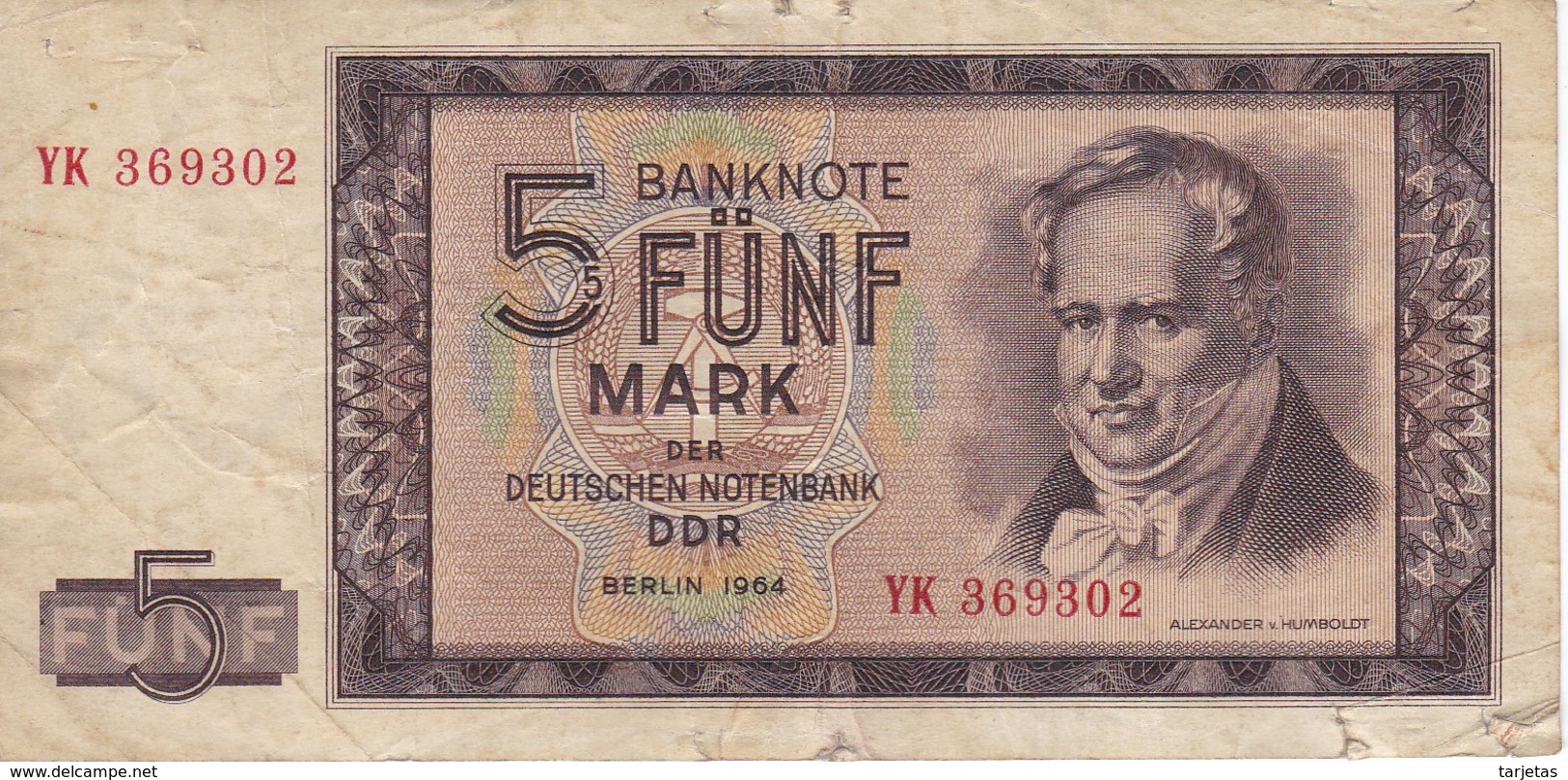 BILLETE DE ALEMANIA DE 10 MARCK DEL AÑO 1964  (BANKNOTE) - 5 Mark