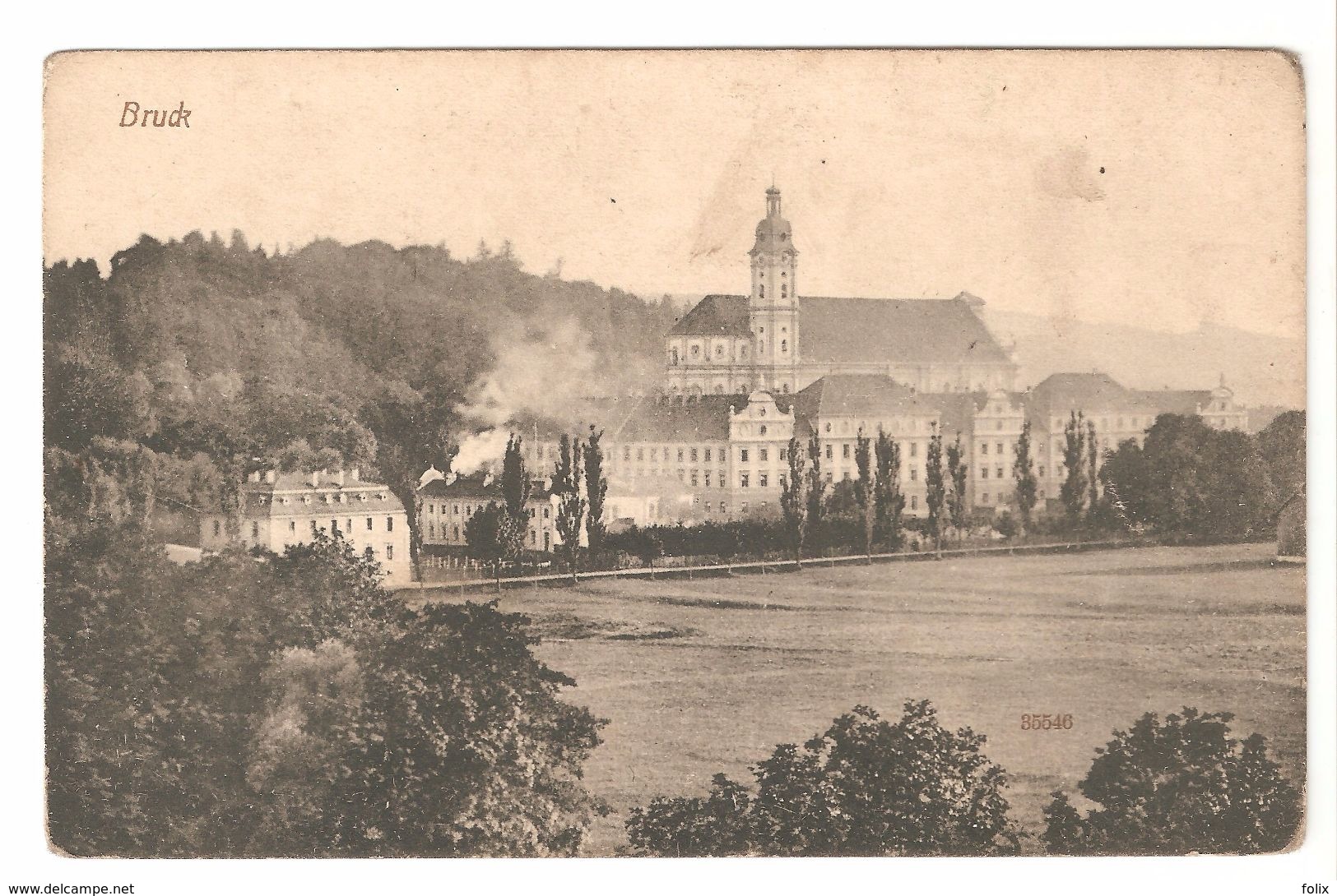 Bruck / Fuerstenfeldbruck - Zisterzienserkloster Fürstenfeld - Originaldruck Reinicke & Rubin, Dresden - Fuerstenfeldbruck