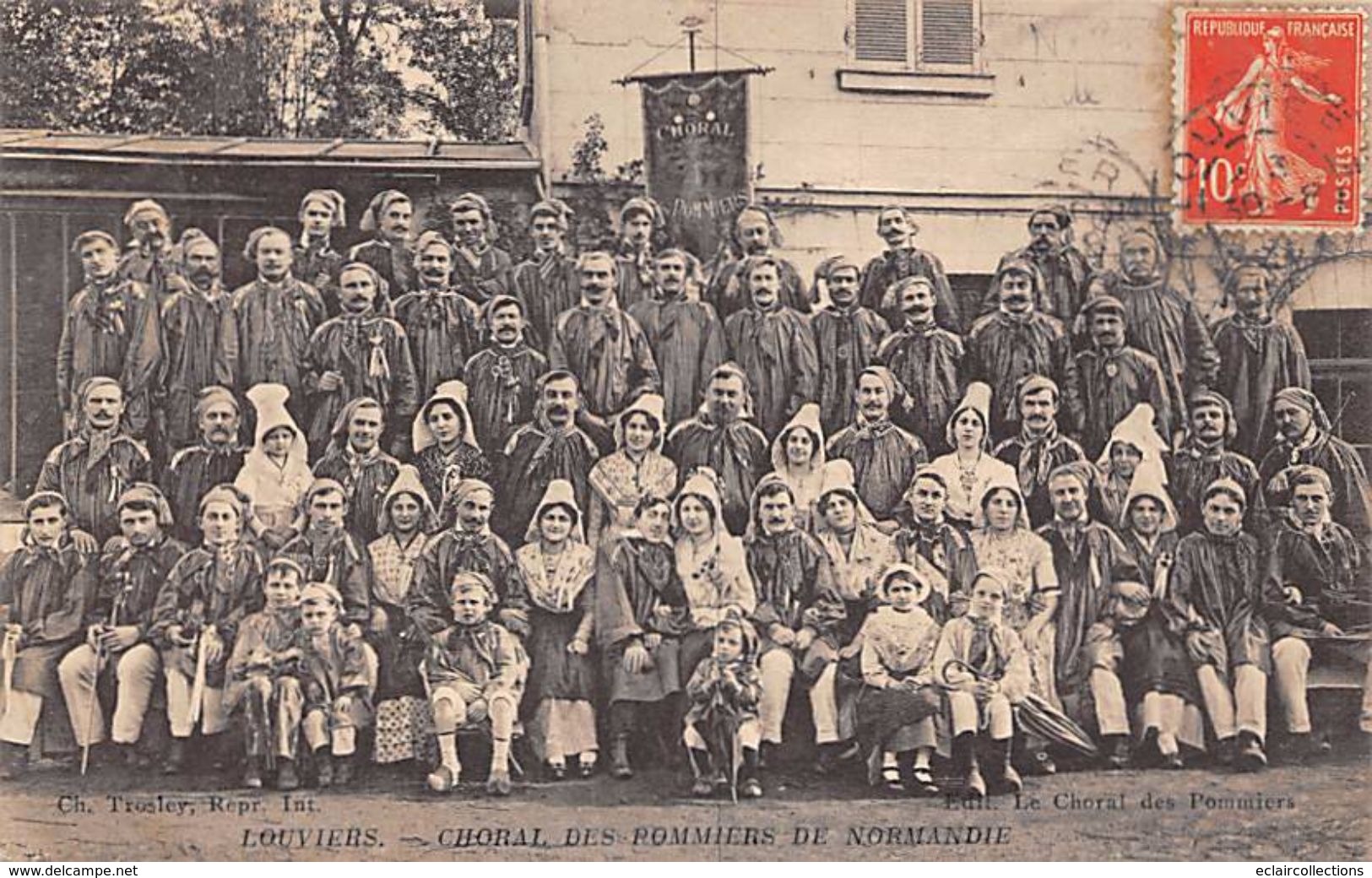 Louviers        27          Chorale Des Pommiers De Normandie         ( Carte Molle Voir Scan) - Louviers