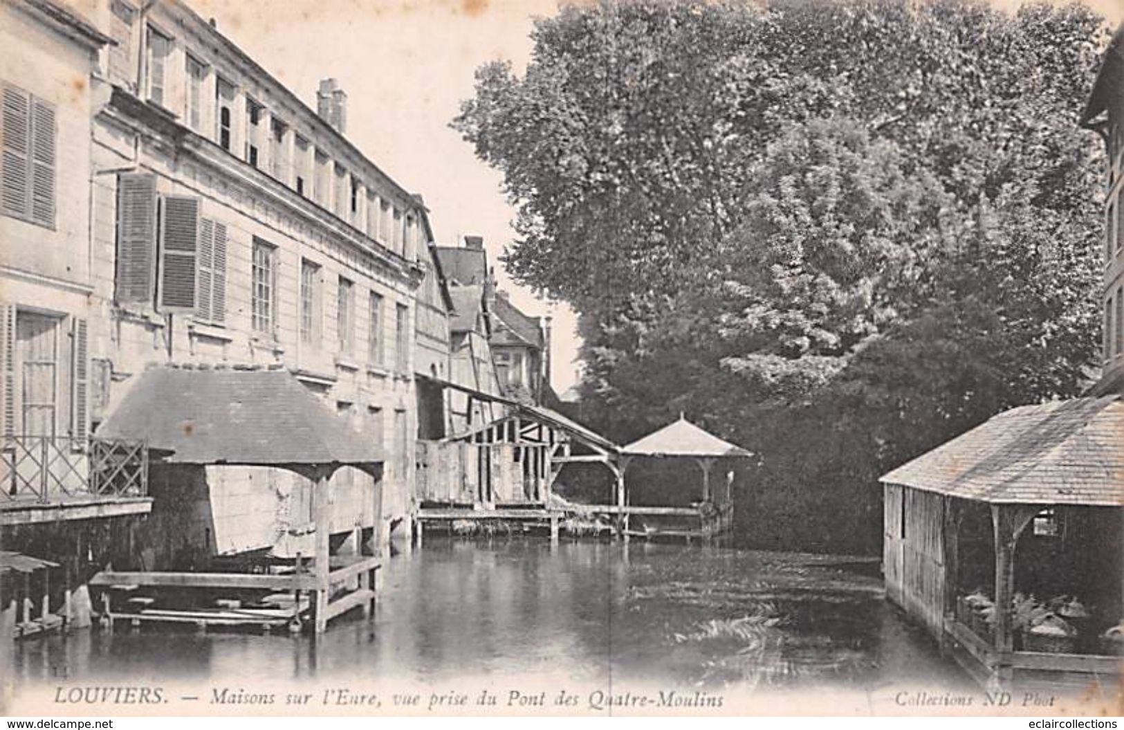 Louviers        27         Maisons Sur L'Eure  .  Lavoirs          (voir Scan) - Louviers