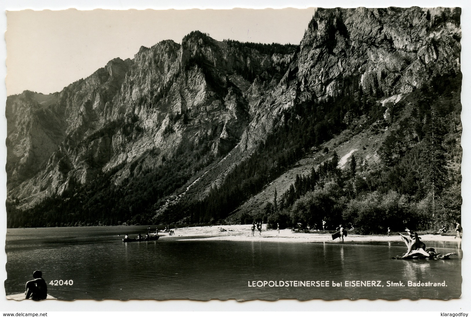 Leopoldsteinersee Bei Eisenerz Old Postcard 1957 Not Travelled B171025 - Eisenerz