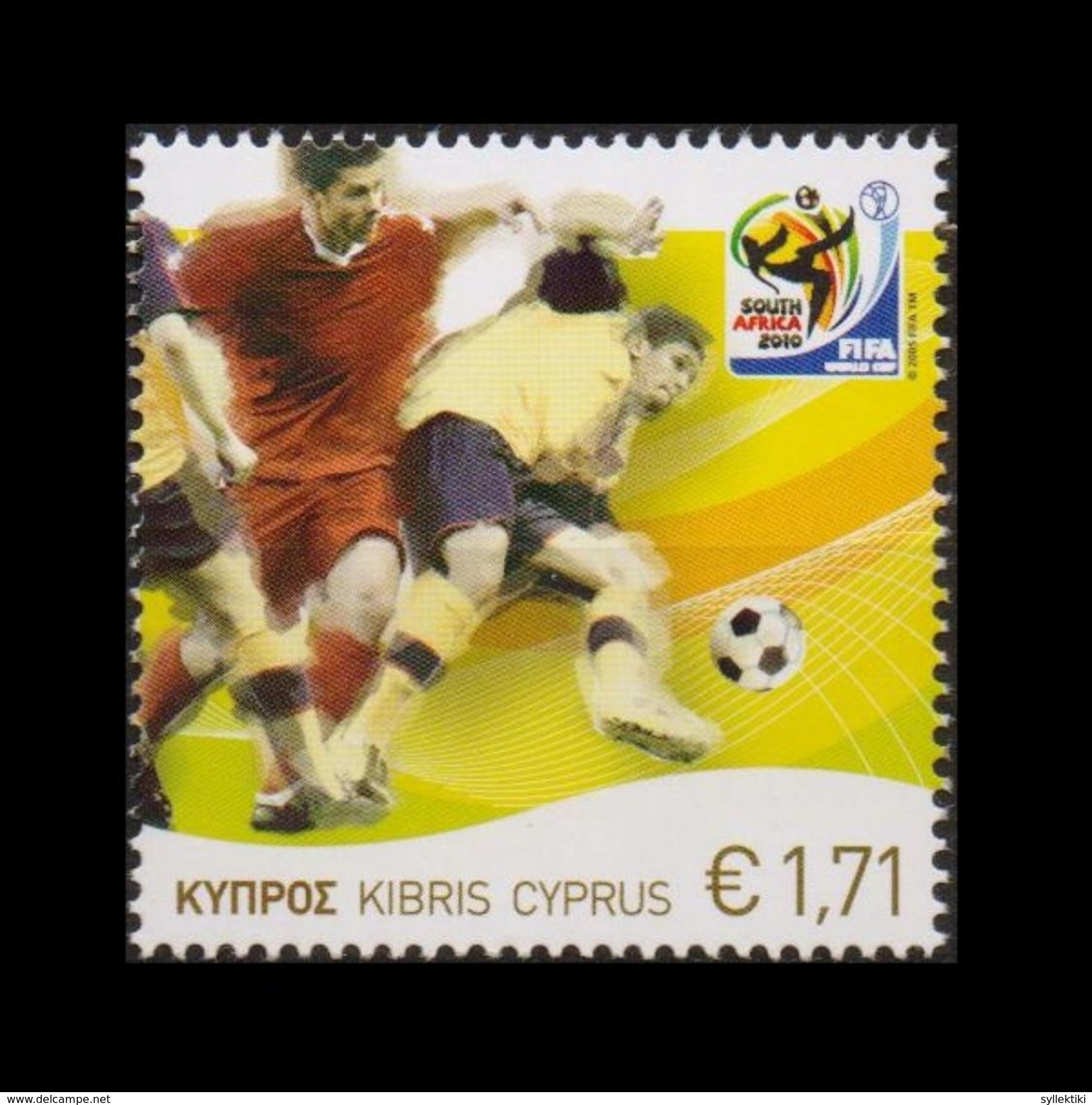 CYPRUS 2010 FIFA MNH STAMP - Ongebruikt