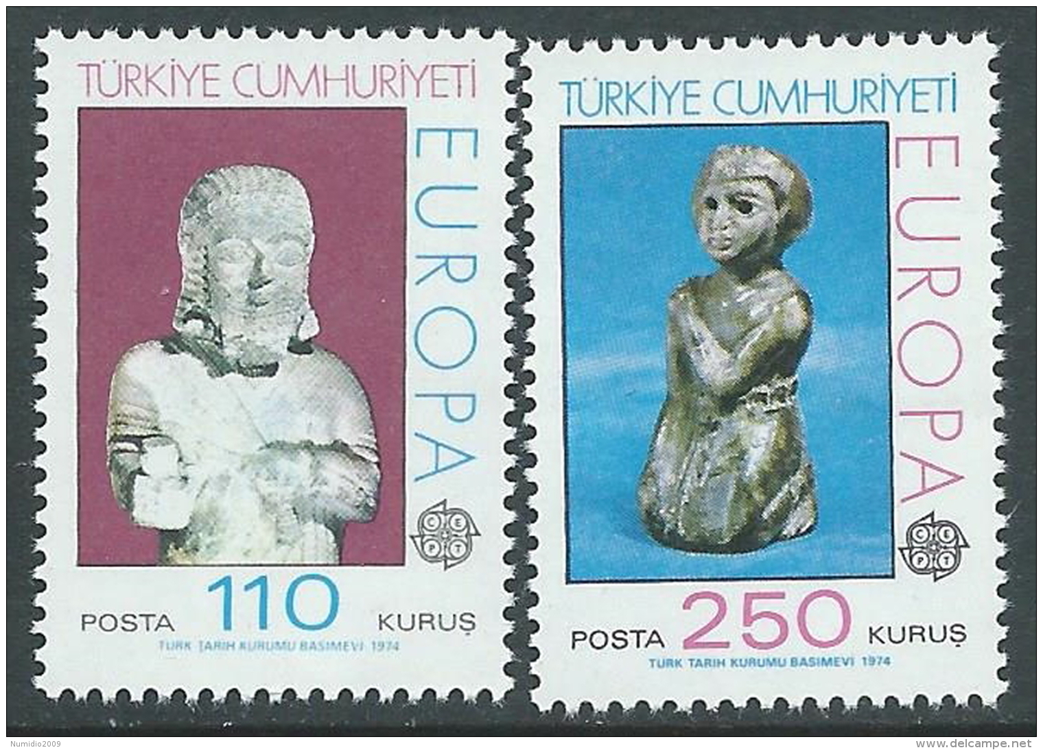 1974 EUROPA CEPT TURCHIA MNH ** - R36-2 - 1974