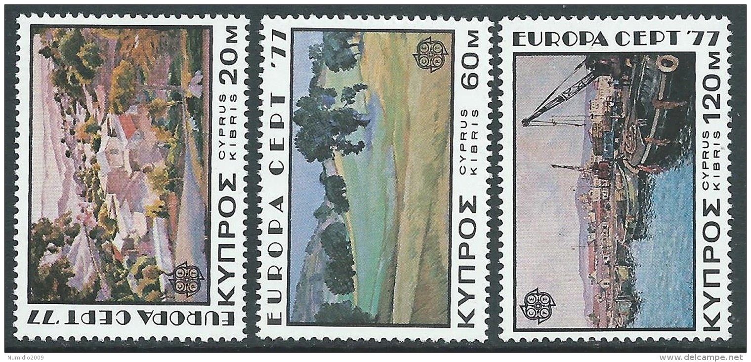 1977 EUROPA CEPT CIPRO MNH ** - R36-3 - 1977