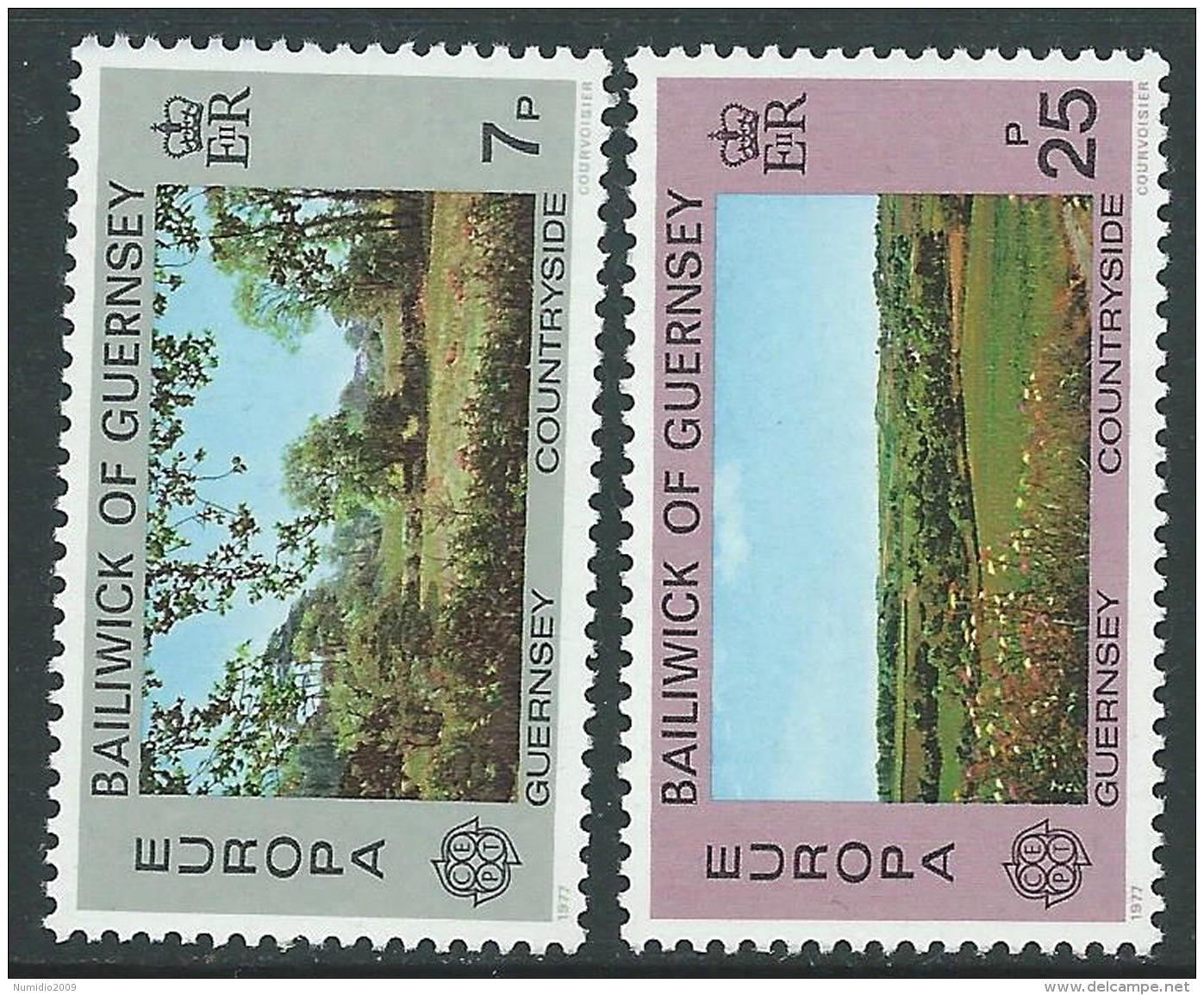 1977 EUROPA CEPT GUERNESY MNH ** - R36-3 - 1977