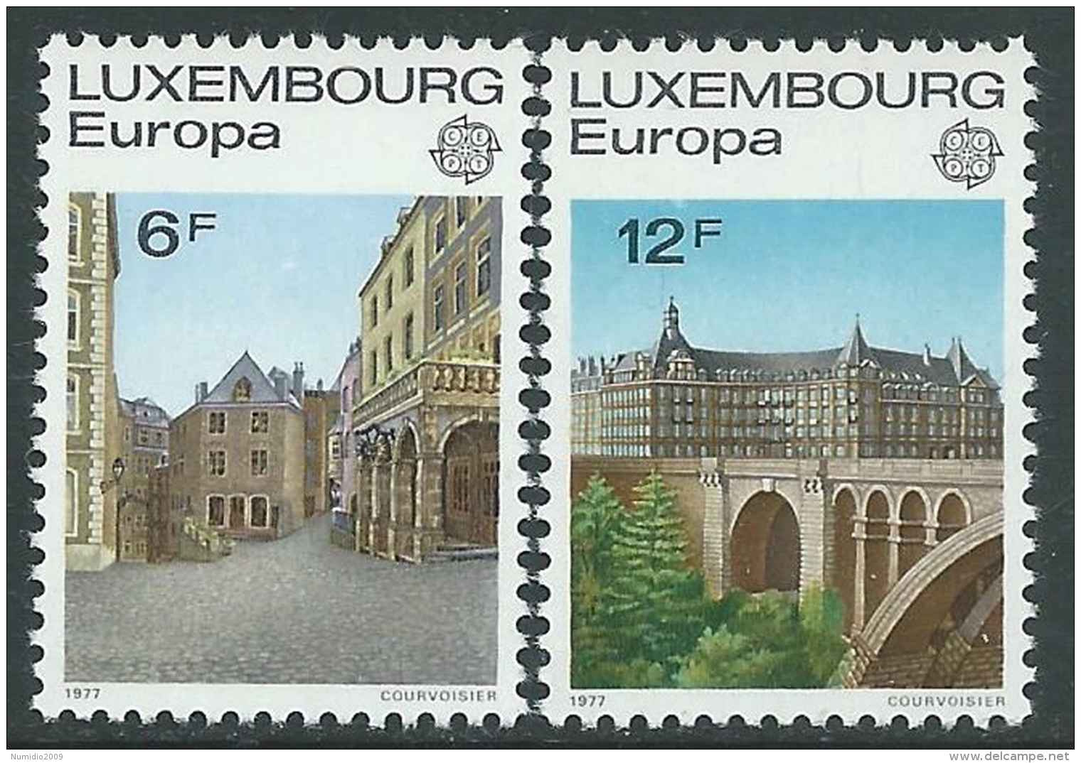 1977 EUROPA CEPT LUSSEMBURGO MNH ** - R36-3 - 1977