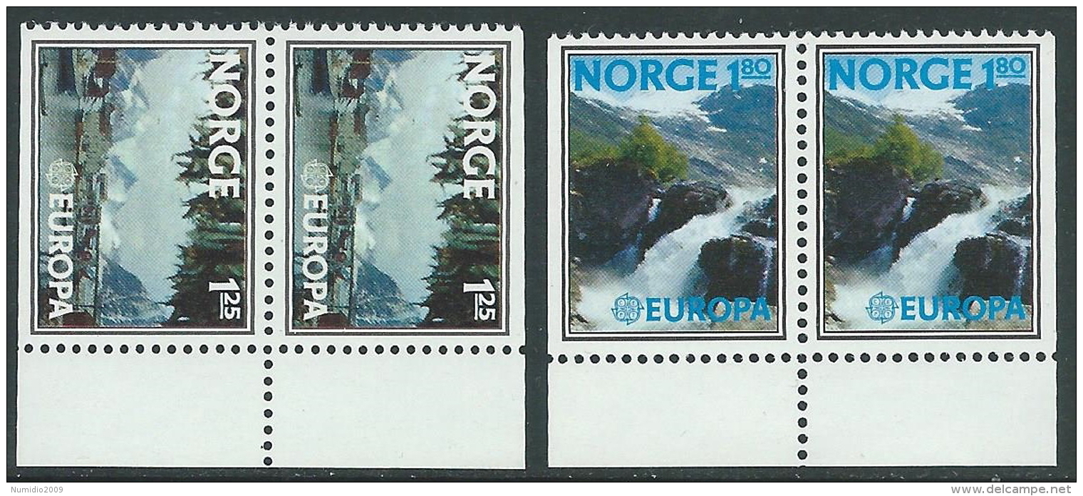 1977 EUROPA CEPT NORVEGIA MNH ** - R36-4 - 1977