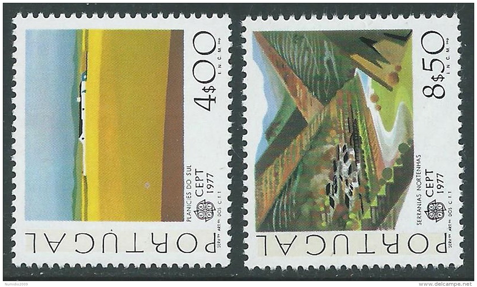 1977 EUROPA CEPT PORTOGALLO MNH ** - R36-4 - 1977