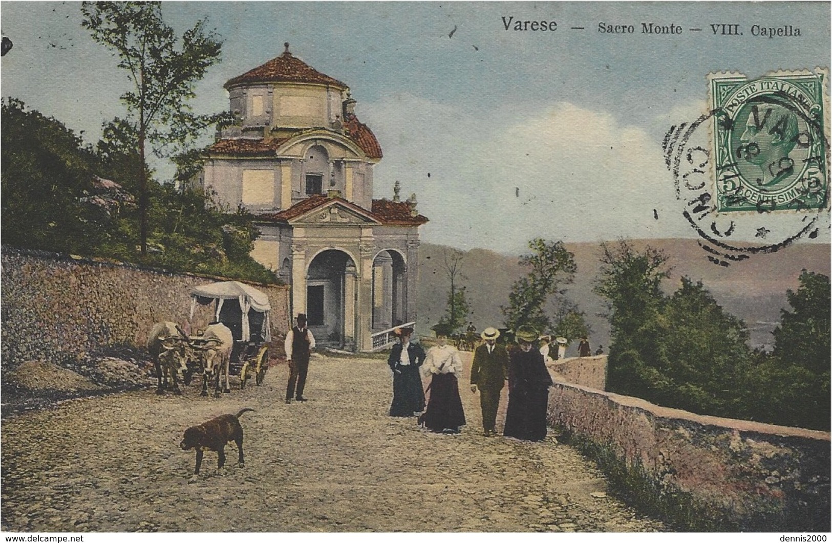 VARESE - Sacro Monte - VIII. Capella  - Colored -ed. Brunner & C. Como E Zurich - Varese