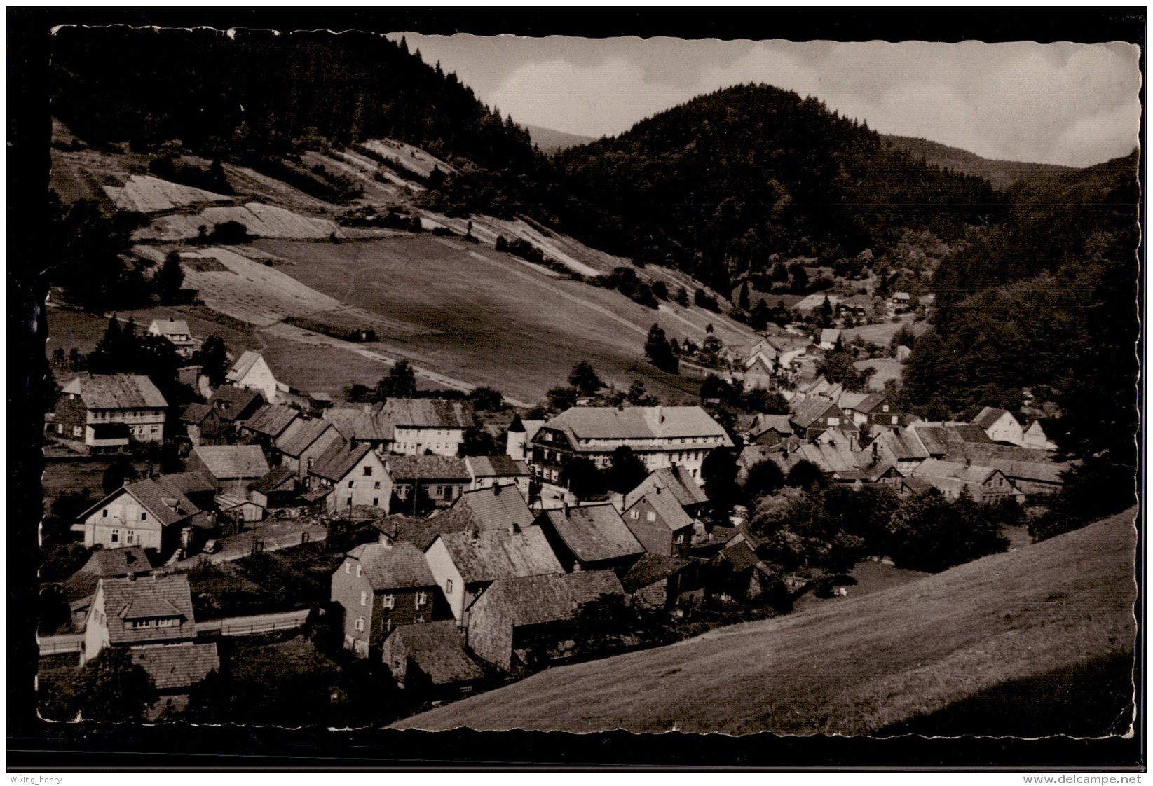 Herzberg Am Harz Sieber - S/w Blick Vom Oberen Promenadenweg - Herzberg