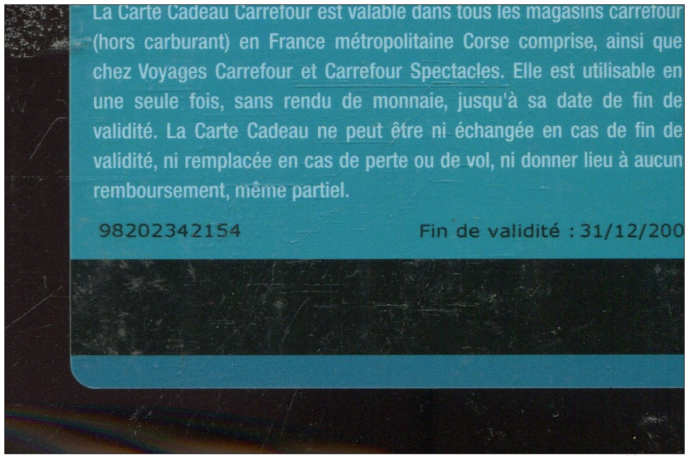 CA0124   CARTE CADEAU FRANCE A VOIR - Cartes Cadeaux