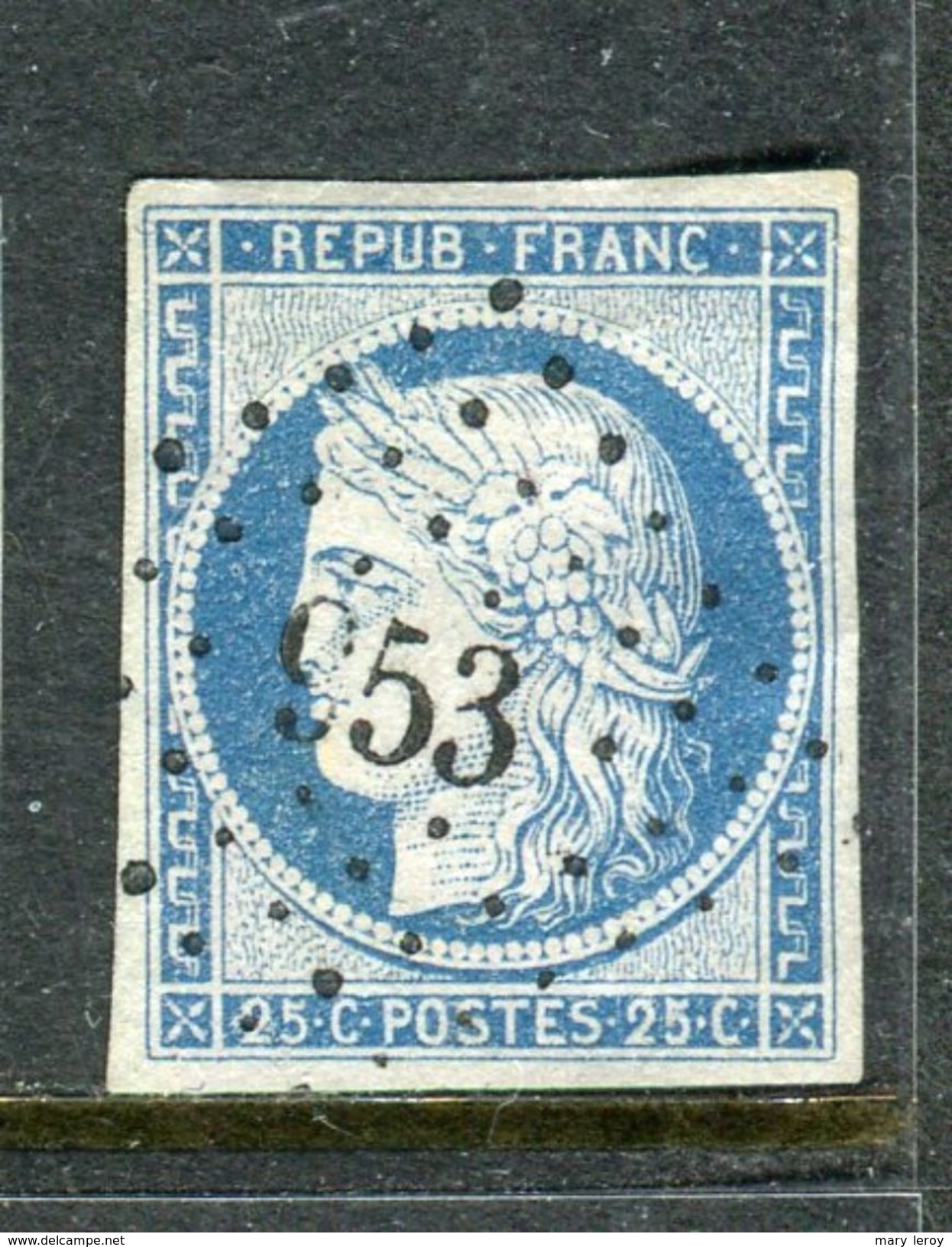 Superbe N° 4 Cachet PC 953 ( Corcieux ) - 1849-1850 Ceres