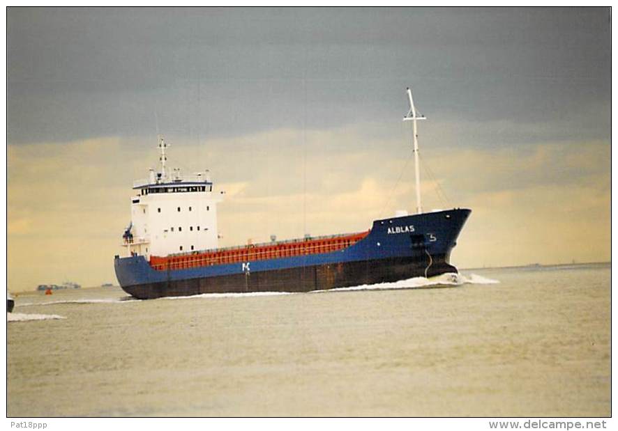 " ALBLAS " BATEAU DE COMMERCE  Bateau Cargo Merchant Ship Tanker - Photo 1999 Format CPM - Commerce